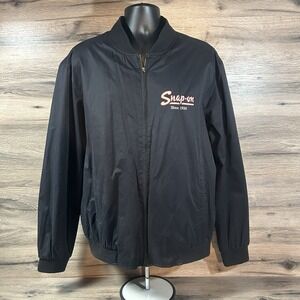 Vintage Snap-On Since 1920 Choko Motorsports Lined Jacket Large Mechanic Garage